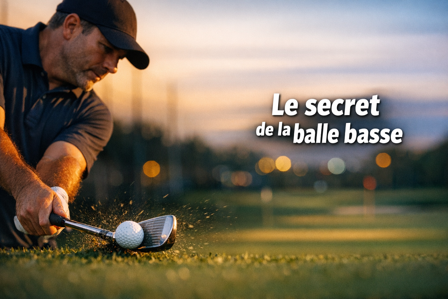 Comment garder une trajectoire de balle basse au golf : techniques avancées pour un contrôle parfait