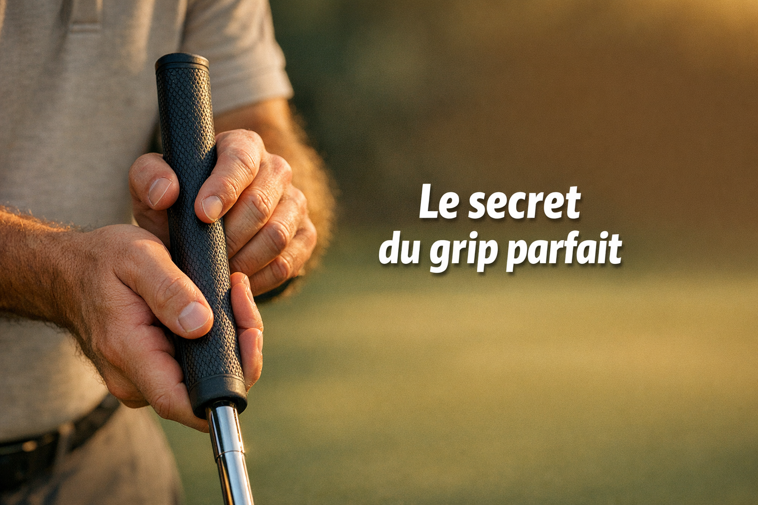 Grip du putter au golf : pourquoi son importance est capitale pour un putting régulier et performant