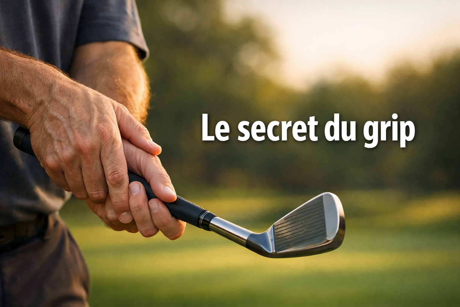 Grip au golf : définition, types, réglages et impact sur votre performance