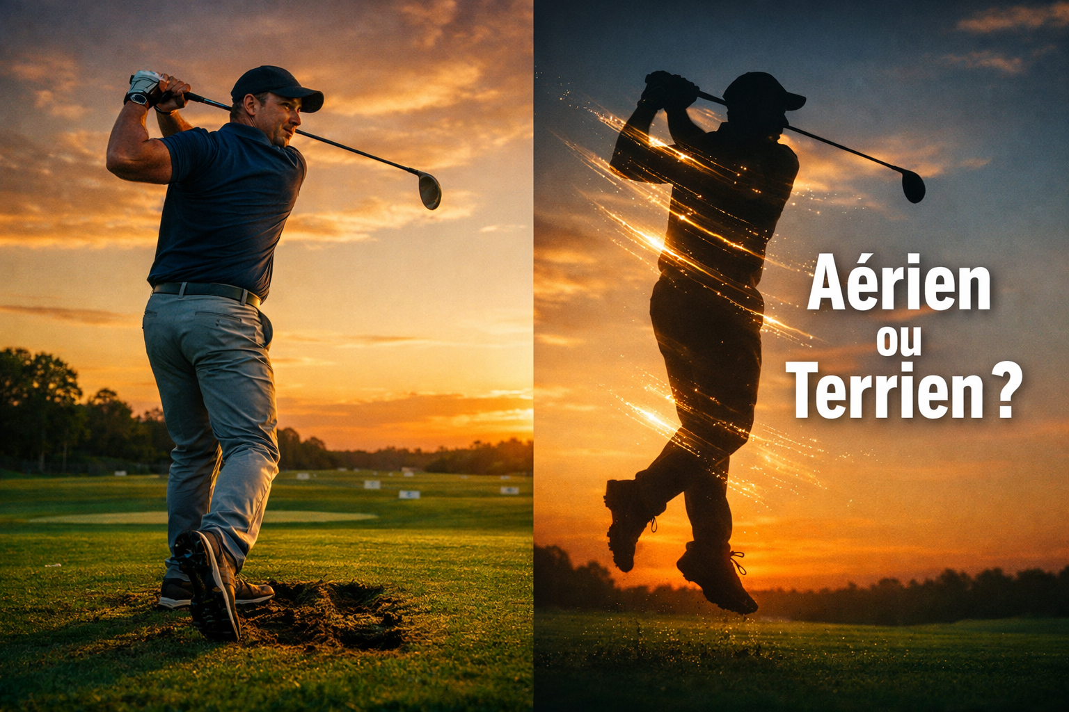 Golf : comment savoir si votre swing est aérien ou terrien et optimiser votre progression