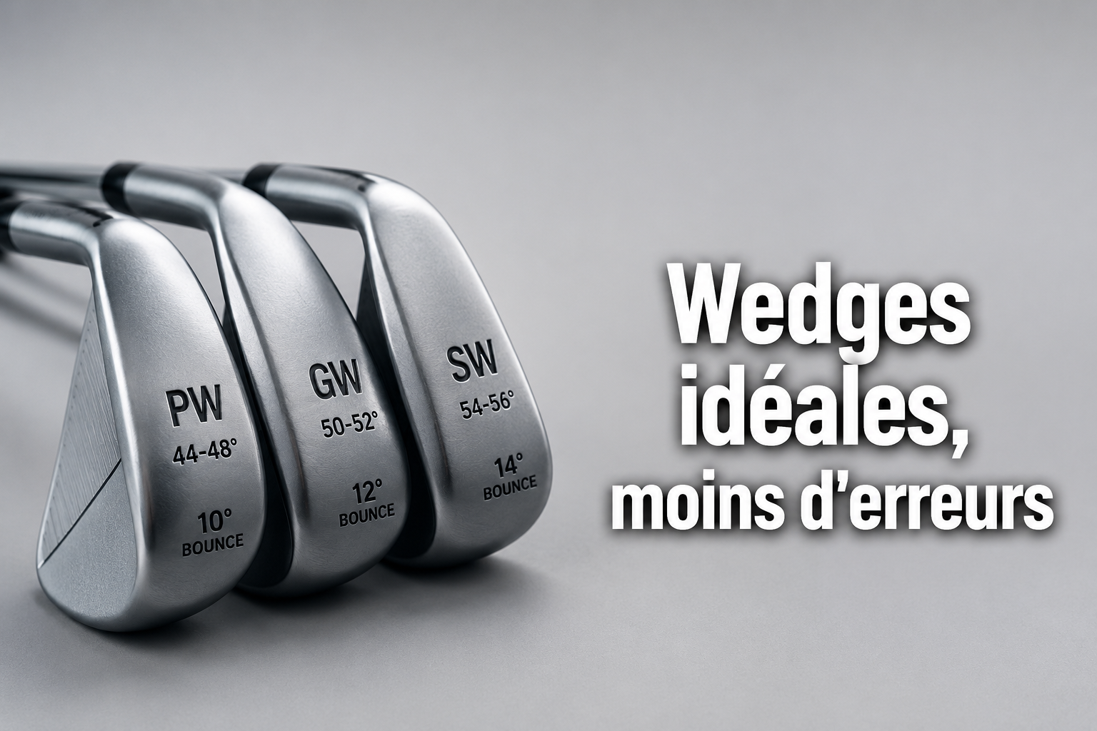 Quels wedges choisir quand on a un handicap élevé ? Guide complet pour optimiser votre petit jeu et réduire vos scores