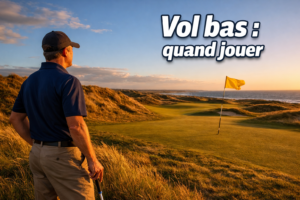 Vol de balle bas au golf : avantages, limites et conseils pour optimiser votre trajectoire